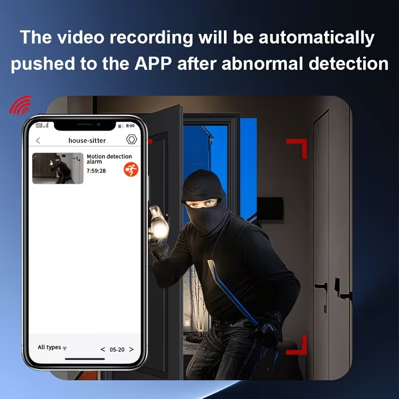 360° Flexible Mini USB Nanny Cam — Wireless Motion Detection Security Camera with Built-in Hotspot